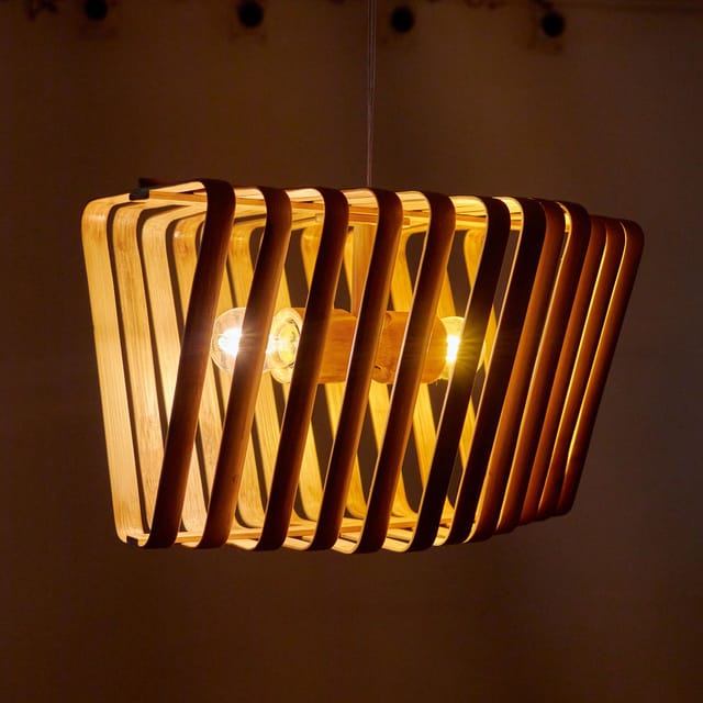 Rhizome-BEND U-Lamps-made of Bamboo