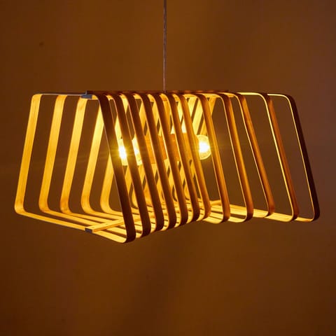 Rhizome-BEND ZIG ZAG-Lamps-made of Bamboo