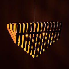 Rhizome-BEND BROAD V-Lamps-made of Bamboo