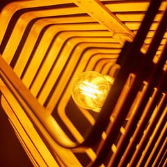 Rhizome-BEND BROAD V-Lamps-made of Bamboo