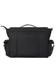 Mona B Unisex Messenger Bag for upto 14" Laptop/Mac Book/Tablet with Stylish Design: Hudson Black