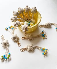 Act of Craft - Macrame Turtle  Key Ring