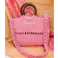 Act of Craft - Macrame Handle Bag (Detachable Belt)