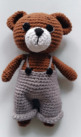 1MII - Hand Crocheted Sweety Teddy Toy