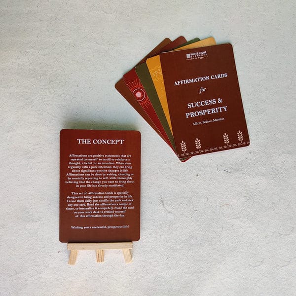White Light Elements - Affirmation Cards-Success & Prosperity