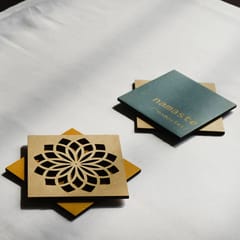 White Light Elements - Namaste Coasters (Set Of 4)
