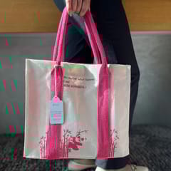 White Light Elements - Mindful Tote Bag-Panda Print
