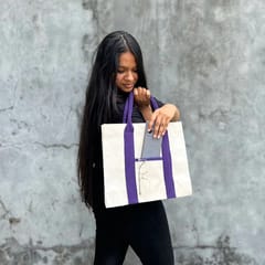 White Light Elements - Mindful Tote Bag-Cat Print