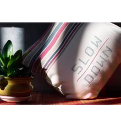 White Light Elements - Slow Down Cushion Cover-16"