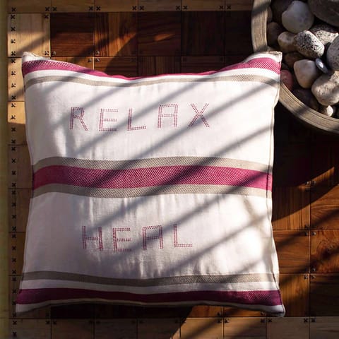 White Light Elements - Relax & Heal Cushion Cover-16"