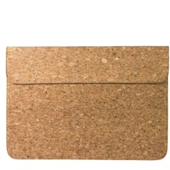 bioQ CORK - 15‚X 11‚ Laptop Sleeve - Protect Your Laptop Safely, Eco-Friendly and Waterproof Material, Slim and Lightweight Design with Adjustable Compartments