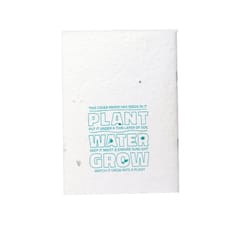bioQ EasyGreen GIY Plantable Stationery Bag - Seed Pen Pencil Combo, Plantable Notepad, 2‚ Coco Pot & Peat and Packed in Cotton Bag