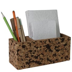 bioQ JUTE POUCH SQUARE - Mega Size (10‚10‚) Eco-Friendly Plan Table with 3‚Coco Pot + Peat, Anti-Plastic Plantable Pen Set (5pc), Cork Organizer, Plantable Calendar, Playing Cards, Diary & Beeswax Candle (3‚)