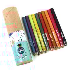 bioQ Eco Friendly Mega Grow Kit | Includes: Coco Pot, Coco Peat, Plantable Mini Notepad & Stationery | Recycled Paper Packaging | Gift Box for Kids and Nature Lovers | Grow Plants from Stationery