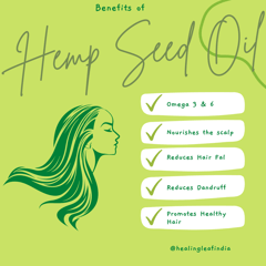Healing leaf - Hemp Hair Oil - 190ml