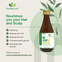 Healing leaf - Hemp Hair Oil - 190ml