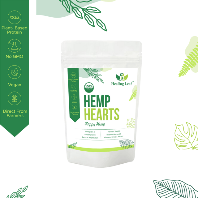 Healing leaf - Hemp Hearts - 100gm