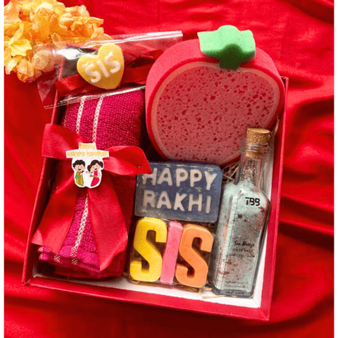 The Bubble Bliss-Radiant Rakhi Remembrance Gift Hamper for Beloved Sister