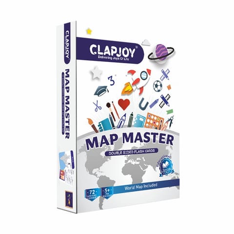 Clapjoy Map Master Flash Cards