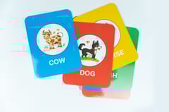 Clapjoy My First 100 Words flash cards for kids of age 1 years and Above