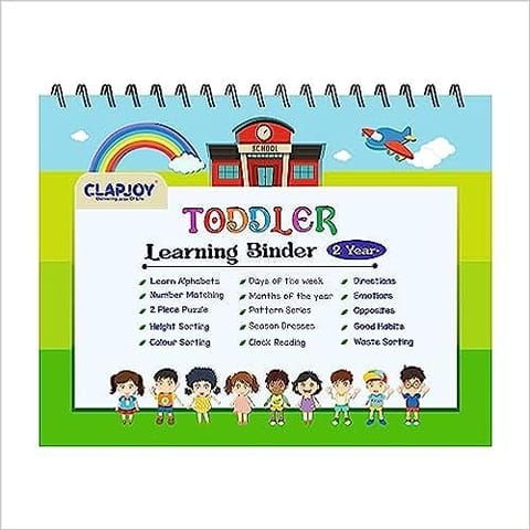 Clapjoy Velcro Book Level 2 for kids upto 4 years