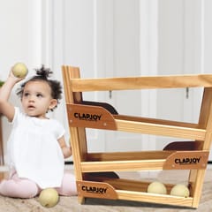 Clapjoy Wooden Ball Tracker Board Game for kids of age 1 years and Above