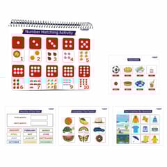 Clapjoy Velcro Book Level 2 for kids upto 4 years
