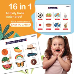 Clapjoy Velcro Book Level 2 for kids upto 4 years