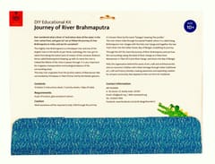POTLI  Educational DIY Colouring and   Learning Activity Kit about Rivers Of India (River Brahmaputra)  ( 10 Years +)