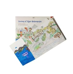 POTLI  Educational DIY Colouring and   Learning Activity Kit about Rivers Of India (River Brahmaputra)  ( 10 Years +)