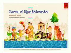 POTLI  Educational DIY Colouring and   Learning Activity Kit about Rivers Of India (River Brahmaputra)  ( 10 Years +)