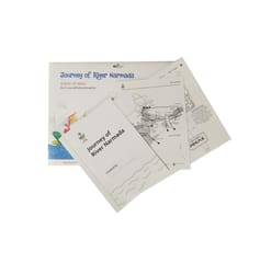 POTLI Educational DIY Colouring and   Learning Activity Kit about Rivers Of India (River Narmada) ( 10 Years +)