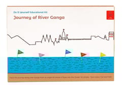 POTLI Educational DIY Colouring and  Learning Activity kit about Rivers Of India (River Ganga) ( 5 Years +)