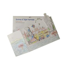 POTLI Educational DIY Colouring and   Learning Activity Kit about Rivers Of India (River Narmada) ( 10 Years +)