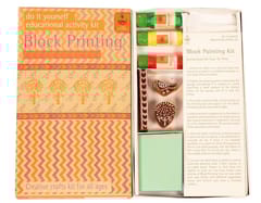 POTLI Handmade DIY Educational Wooden  Block Printing Kit   (Classic Design ) ( 5 Years +)