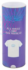 POTLI DIY Craft Kit Block Print Your T-Shirt (Shell)  ( 10 - 12 years)