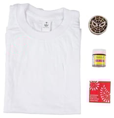 POTLI DIY Craft Kit  Block Print Your T-Shirt (Spiderman)  ( 10 - 12 years)