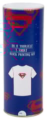 POTLI DIY Craft Kit  Block Print Your T-Shirt (Superman) ( 8 years - 10 years)