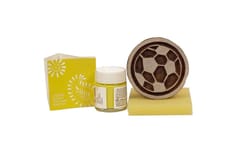 POTLI DIY Craft Kit  Block Print Your T-Shirt (Football)  ( 10 - 12 years)