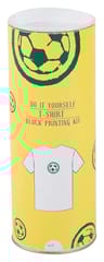 POTLI DIY Craft Kit  Block Print Your T-Shirt (Football)  ( 10 - 12 years)