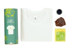 POTLI DIY Craft Kit  Block Print Your T-Shirt ( Fish)  ( 8 years - 10 years)
