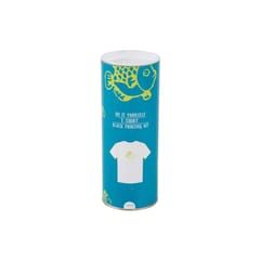 POTLI DIY Craft Kit  Block Print Your T-Shirt ( Fish)  ( 8 years - 10 years)