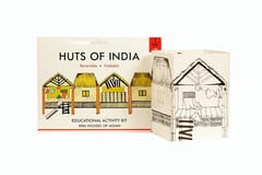 POTLI Handmade Educational  DIY  Colouring Kit for Our Young Architects (Ikra House of Assam )  Learning Activity for ( 7 Years +)