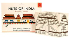 POTLI Handmade Educational  DIY  Colouring Kit for Our Young Architects (Mud house of Jharkhand )  Learning Activity for ( 7 Years +)