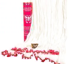 POTLI Handmade Wooden Block Print DIY Craft Kit For Dupatta -  (Pink Butterfly Design Block) (For All Ages)