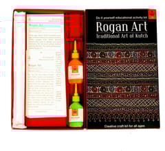 POTLI DIY Educational Colouring Kit - Rogan Art of Kutch for Young Artists (5 Years +)