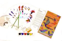 POTLI DIY Educational Colouring Kit - Gond Painting of Madhya Pradesh for Young Artists (5 Years +)