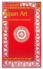 POTLi DIY Educational Colouring Kit - Aipan Painting of Uttarakhand for Young Artists (5 Years +)