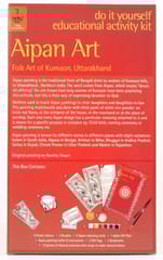 POTLi DIY Educational Colouring Kit - Aipan Painting of Uttarakhand for Young Artists (5 Years +)