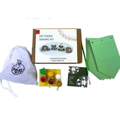 POTLI  Handmade Wooden Block Print Craft Kit - DIY Toran making kit